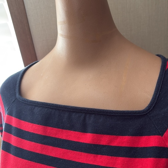 Chaps Classics Large Red and Black stripes long sleeves. P442 - Picture 2 of 4